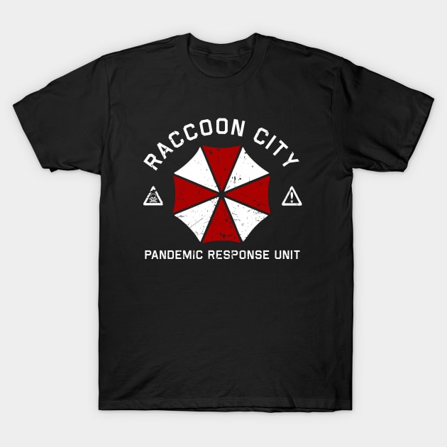 Raccoon City Pandemic Response Unit T-Shirt by PopCultureShirts